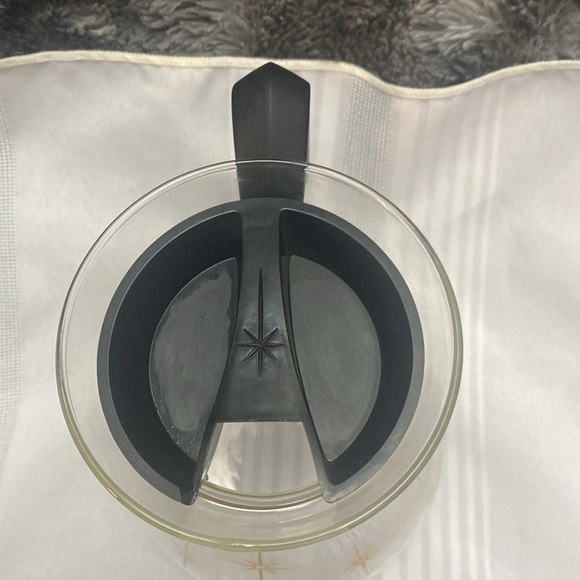 Mid Century Modern "Corning " atomic starburst glass carafe - Picture 9 of 16